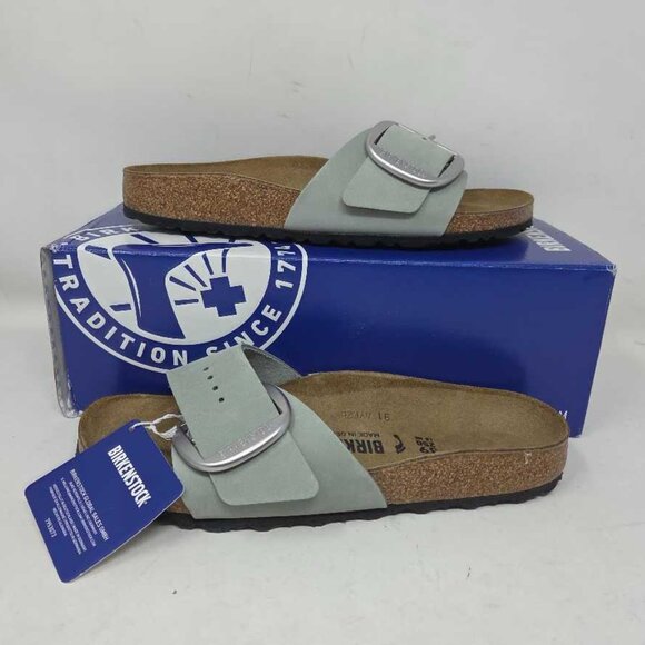 Birkenstock Shoes - New women's 39 (US 8) Narrow fit Birkenstock Madrid Big Buckle sandals Pure Sage